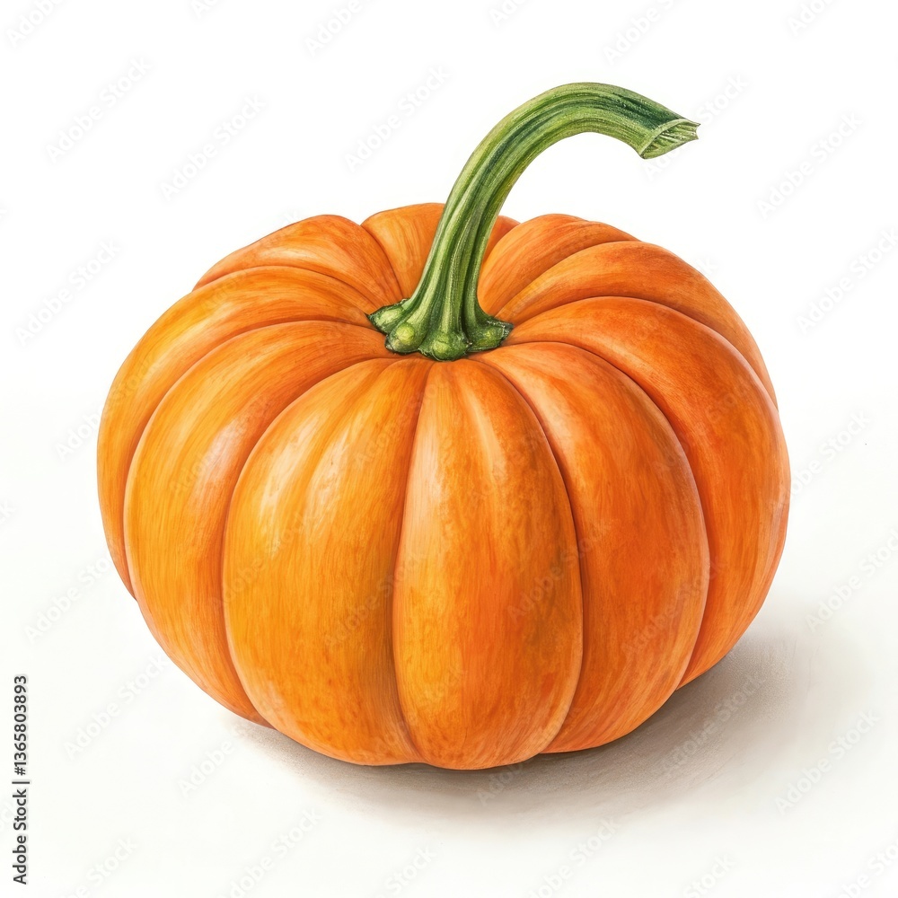 Obraz premium pumpkin isolated on white background