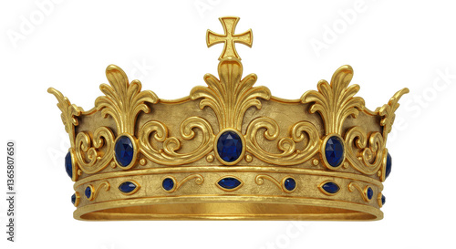 Isolated Gold Crown