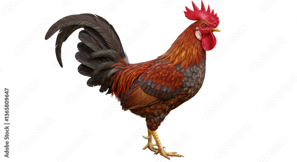 Fototapeta premium Isolated Rooster