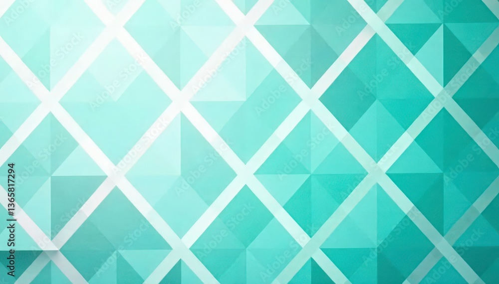 Geometric abstract pattern with teal and grey triangles , grey, clean Geometric abstract pattern with teal and grey triangles , grey, clean