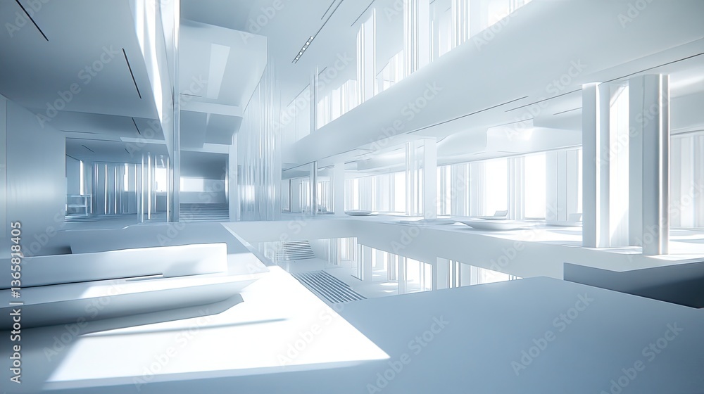 Modern Minimalist White Architecture Interior Design Modern Minimalist White Architecture Interior Design