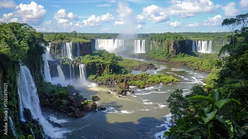 Iguazu Falls: The Majestic Natural Wonder at the Brazil - Argentina Border 