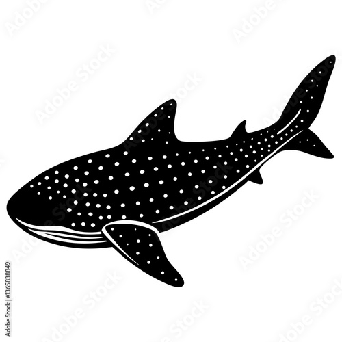 Whale Shark Vector | Fish Illustration for Digital Use