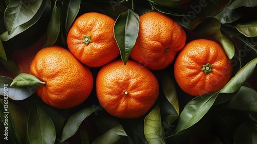 Sumo Mandarins. Ripe and Sweet Citrus Fruit Isolated on White Background