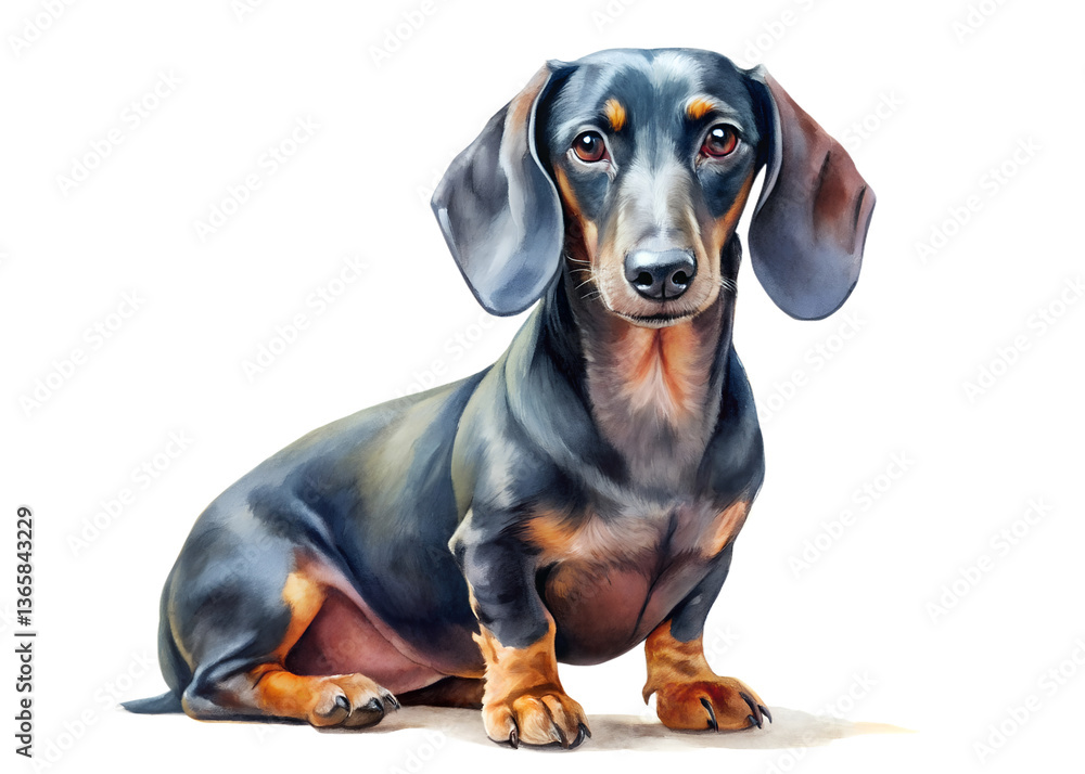 dachshund dog isolated on white dachshund dog isolated on white
