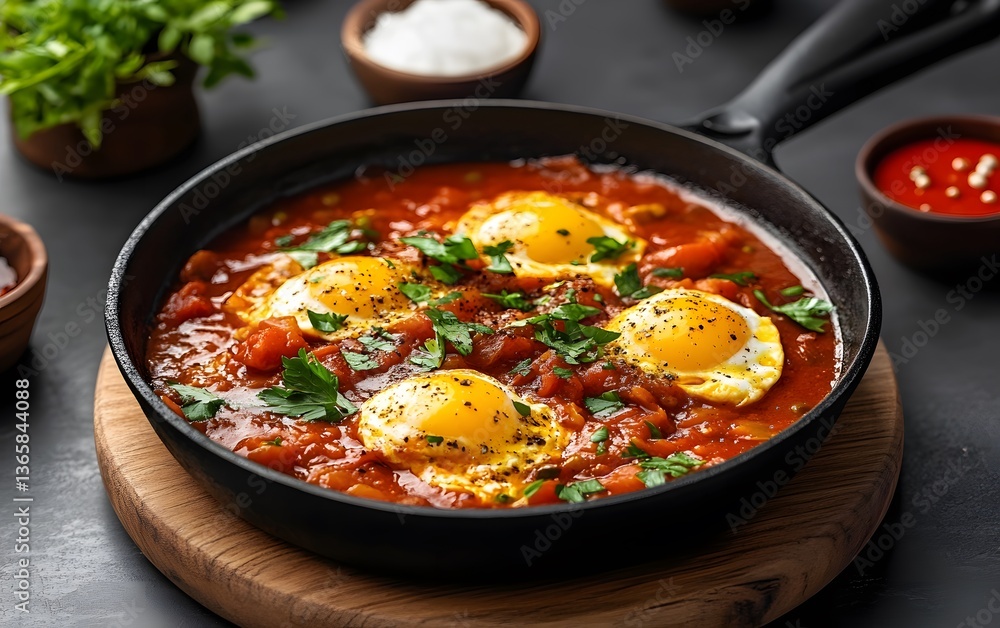 Shakshuka Recipe, Delicious Eggs in Spicy Tomato Sauce Shakshuka Recipe, Delicious Eggs in Spicy Tomato Sauce