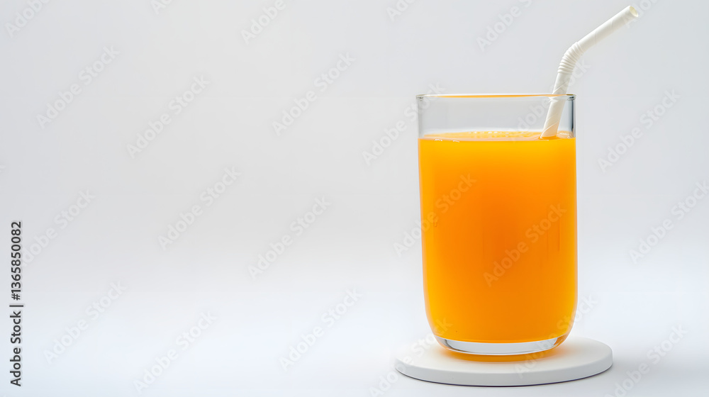Orange juice in a glass with a white straw and an extender piece, perfect for refreshing drinks and summer-themed designs, showcasing vibrant citrus color and fresh appeal.
Orange juice in a glass with a white straw and an extender piece, perfect for refreshing drinks and summer-themed designs, showcasing vibrant citrus color and fresh appeal.