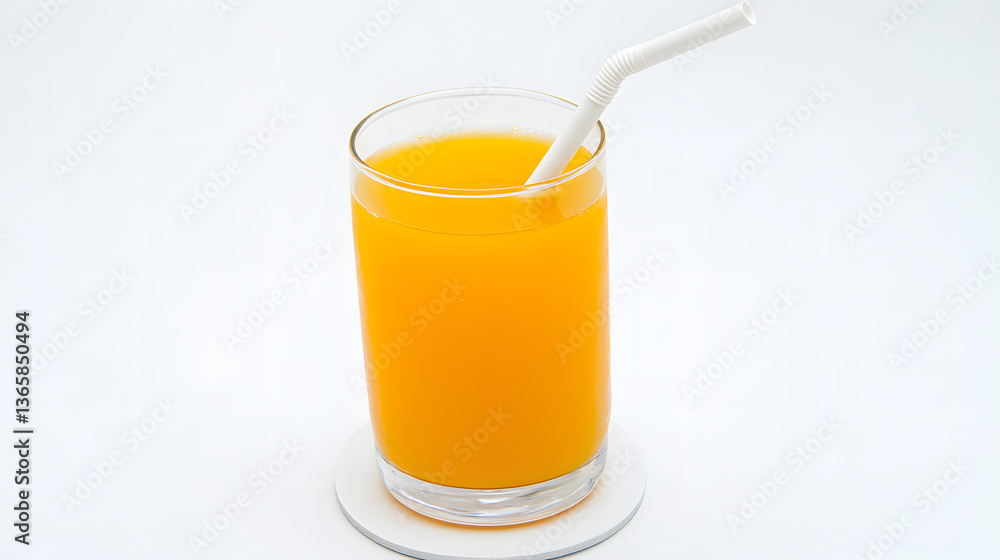 Orange juice in a glass with a white straw and an extender piece, perfect for refreshing drinks and summer-themed designs, showcasing vibrant citrus color and fresh appeal.
Orange juice in a glass with a white straw and an extender piece, perfect for refreshing drinks and summer-themed designs, showcasing vibrant citrus color and fresh appeal.