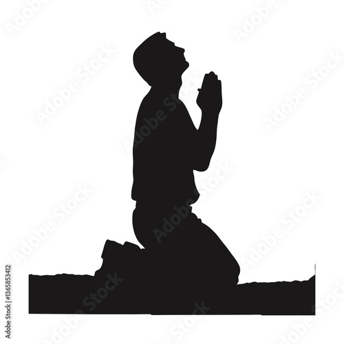 silhouette of a woman with a statue of buddha
