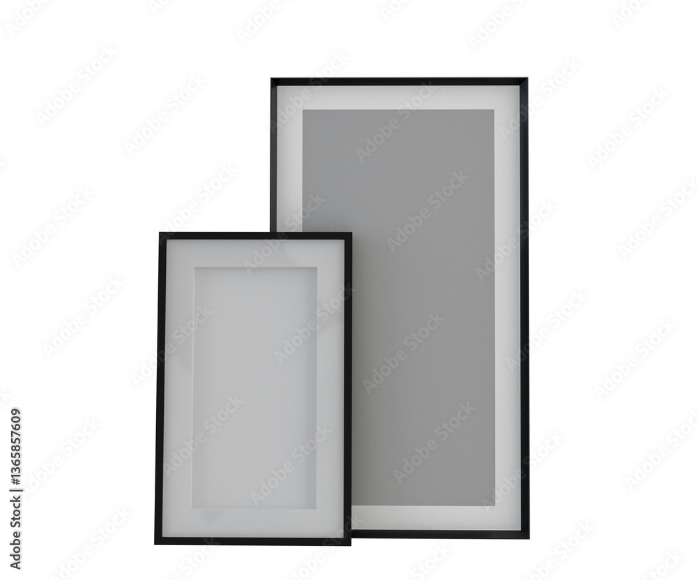 Photo frame isolated on transparent background Photo frame isolated on transparent background