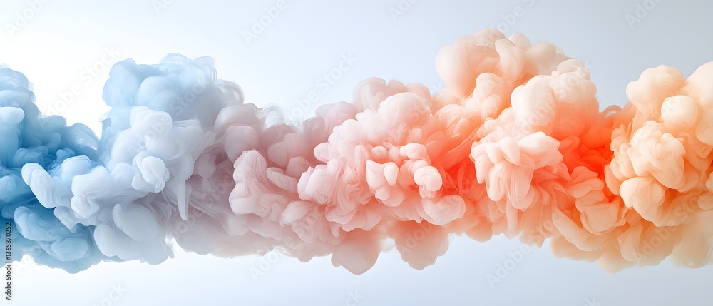 Vivid smoke clouds dance in the air abstract art studio setting soft color palette artistic perspective Vivid smoke clouds dance in the air abstract art studio setting soft color palette artistic perspective