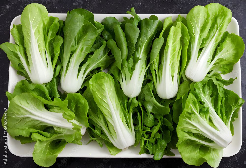 A variety of fresh, crisp lettuce leaves including arugula, romaine, and iceberg. A variety of fresh, crisp lettuce leaves including arugula, romaine, and iceberg.