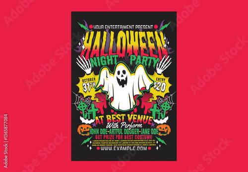 Halloween Party Celebration Flyer