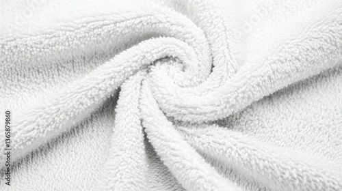 Wallpaper Mural Soft White Fluffy Fabric Swirled Texture Close Up Torontodigital.ca