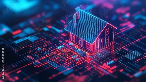 AI-driven mortgage approval system analyzing financial statements.