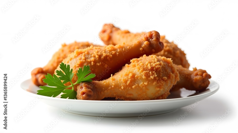 fried chicken wings on plate fried chicken wings on plate
