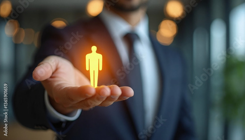Relation Clientèle Entre Un Homme D'affaires Et Son Partenaire