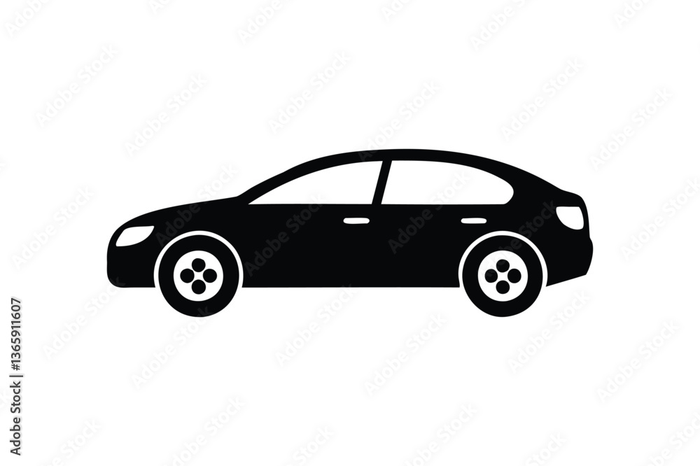 Car icon on white background Car icon on white background