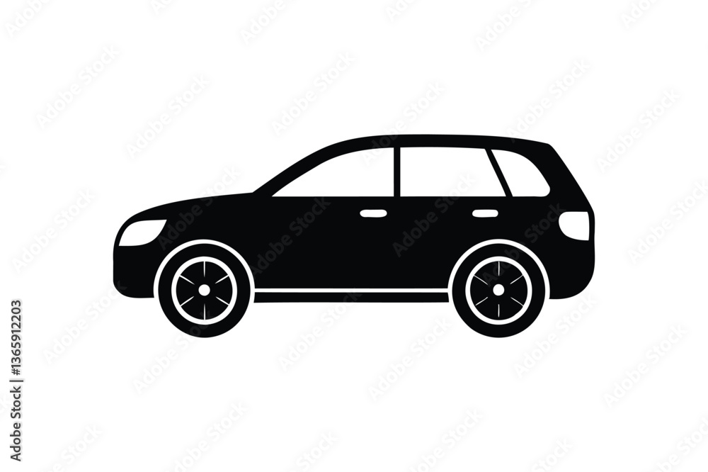 Car icon on white background Car icon on white background