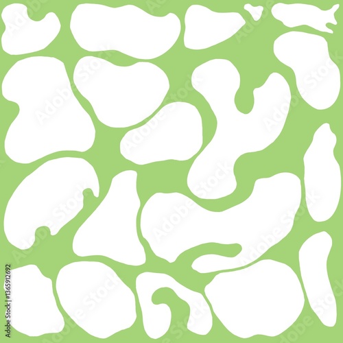 abstraction light green background with white spots