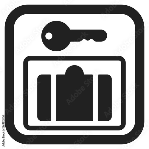 Luggage Locker Symbol
