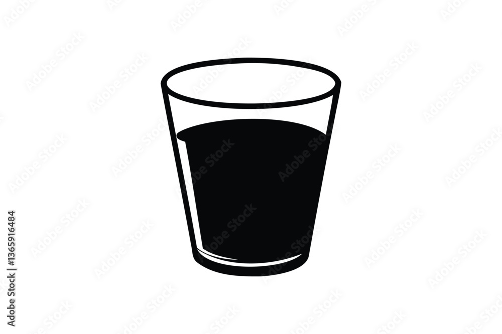Glass of water icon Glass of water icon