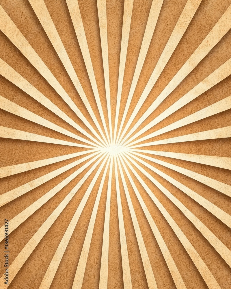 Obraz premium Vintage Sunburst Background with Faded Rays and Nostalgic Feel
