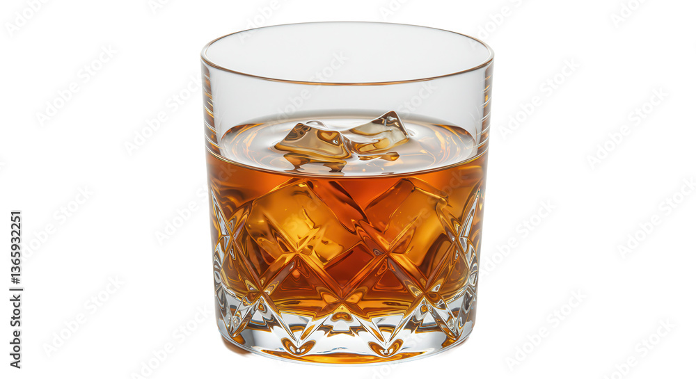 Isolated Whiskey Glass Isolated Whiskey Glass