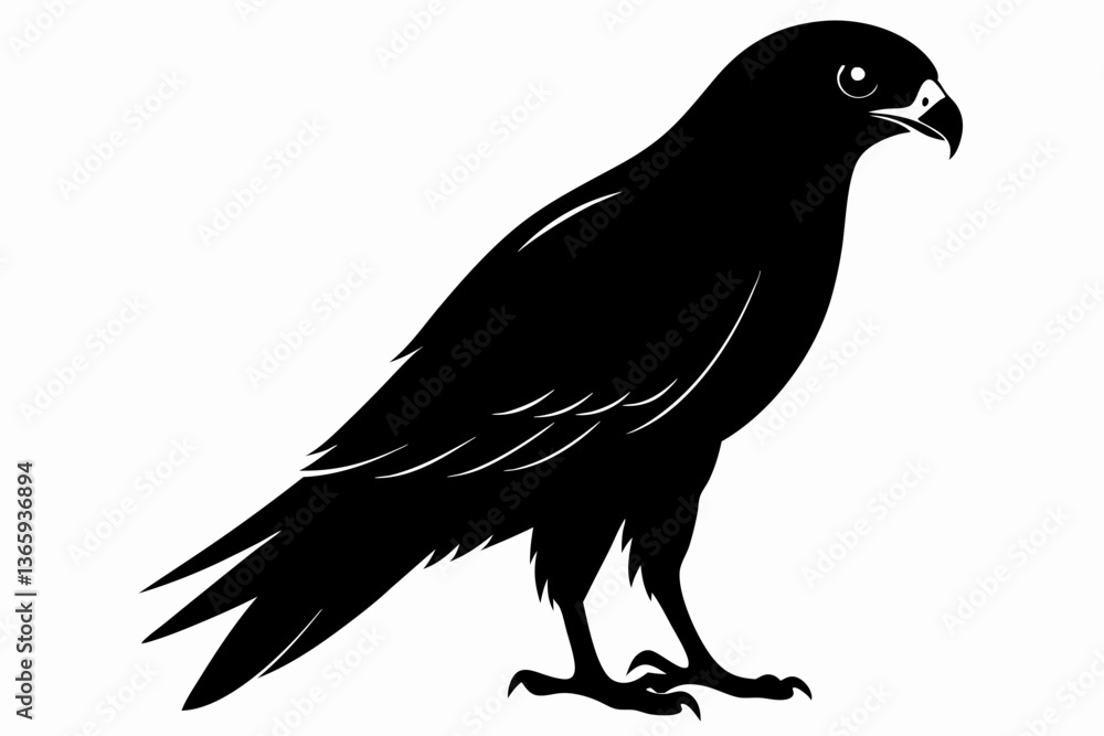eurasian marsh harrier silhouette vector eurasian marsh harrier silhouette vector