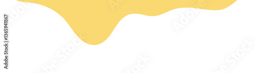 yellow melt butter. flat style melting mustard. wavy background for advertising banner. melting mustard isolated on white background. abstract wavy background. melted mayonnaise illustration.