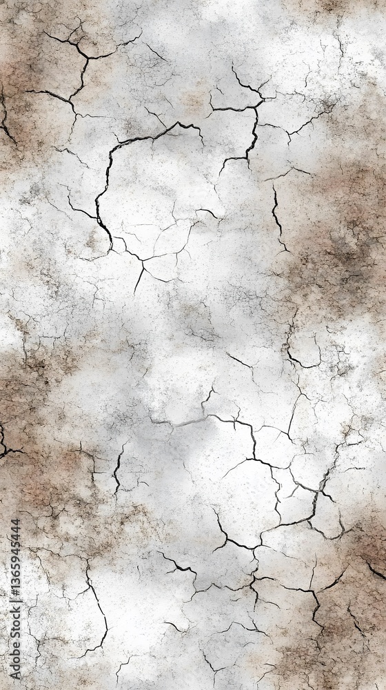 Obraz premium Abstract Cracked Earth Texture Background Grey Brown