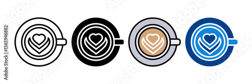 Latteart Icon Set Multiple Style Collection