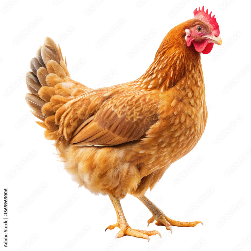 Fototapeta premium chicken isolated on white