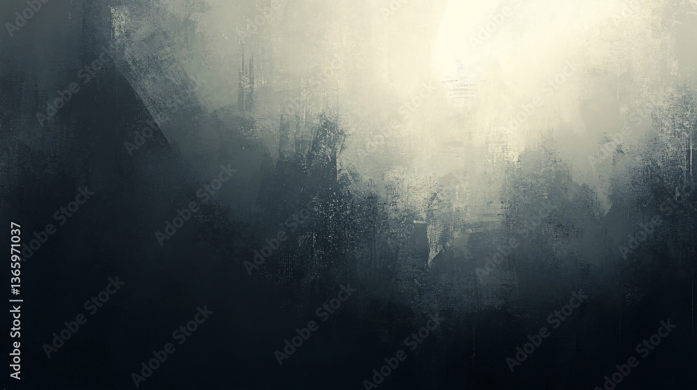 Abstract Textured Canvas: Ethereal Dark and Light Hues Abstract Textured Canvas: Ethereal Dark and Light Hues