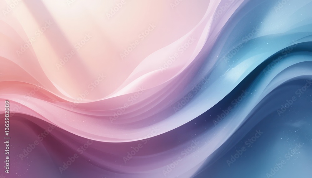 Obraz premium Flowing waves of colorful abstract art digital canvas visual design studio environment aesthetic perspective contemporary concept for modern spaces