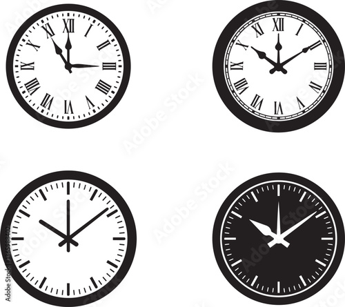 Adobe Illustrator Artwork of clock