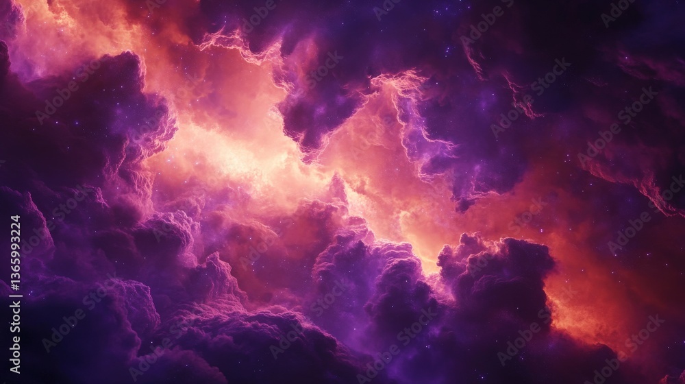 Stunning Cosmic Cloudscape Featuring Vibrant Colors and Ethereal Lighting in Deep Space, Perfect for Science Fiction and Astronomy Themes Stunning Cosmic Cloudscape Featuring Vibrant Colors and Ethereal Lighting in Deep Space, Perfect for Science Fiction and Astronomy Themes