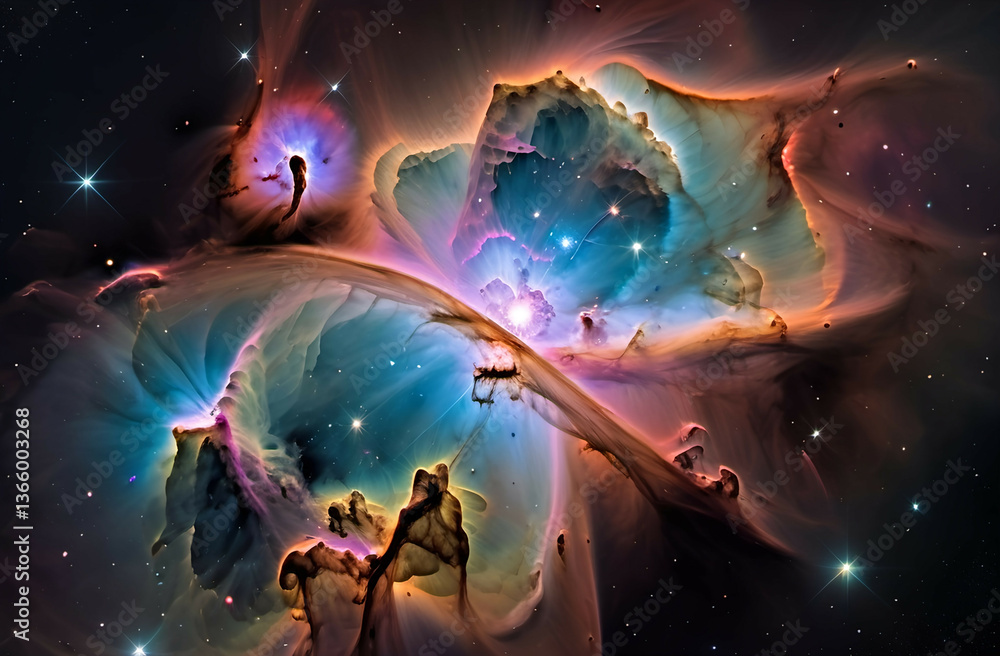 Fototapeta premium nebula and space
