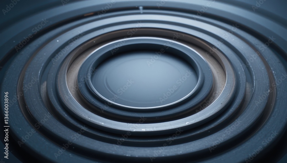 Fototapeta premium Creating ripple effects in water nature scene abstract photography calm environment close-up viewpoint visual concept for relaxation