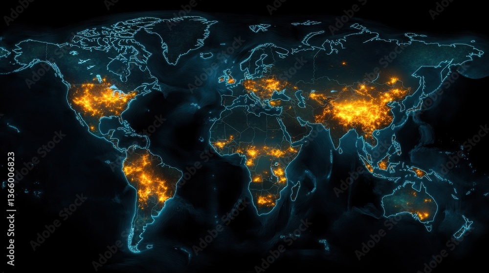 Global Illumination: A World Map of Light Density
