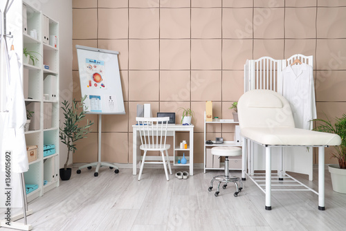 Interior of medical office ...