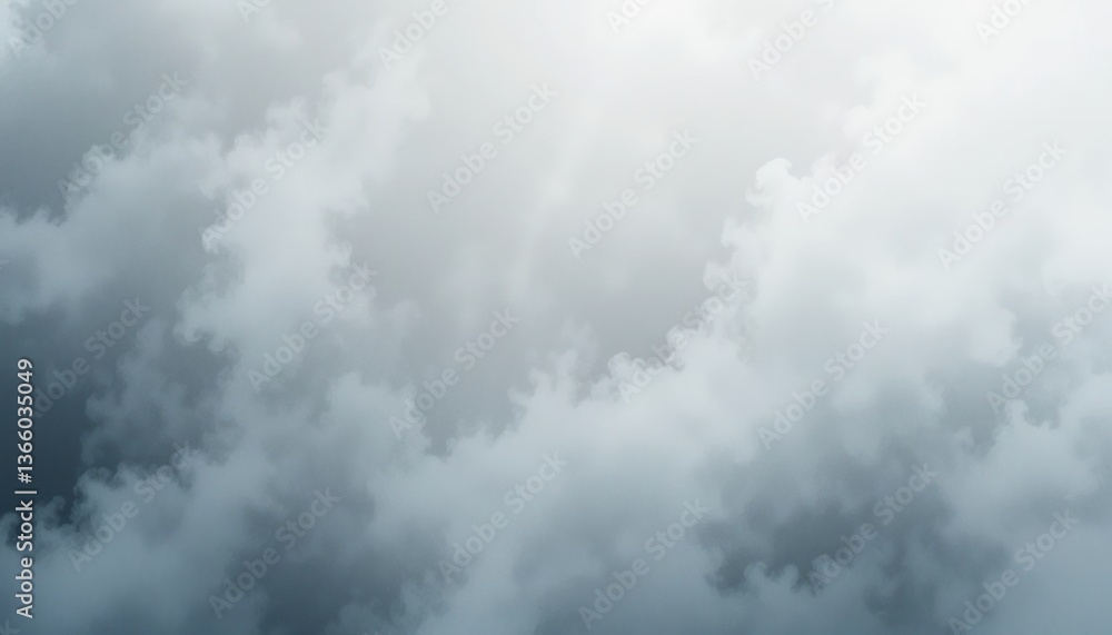 Obraz premium Dynamic cloud formation nature's spectacle overhead digital art atmospheric serene aerial perspective visual poetry
