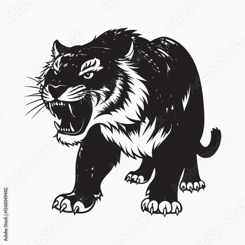 Tigers Vector.