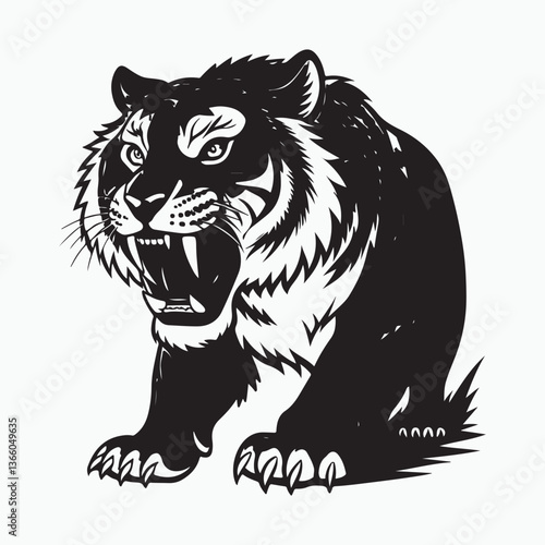 Tigers Vector.
