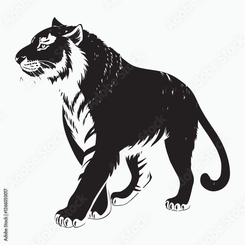 Tigers Vector.