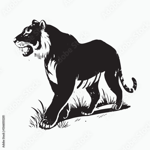 Tigers Vector.