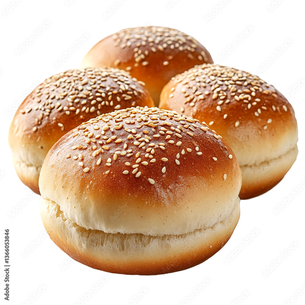 hamburger buns with sesame seeds on top. hamburger buns with sesame seeds on top.