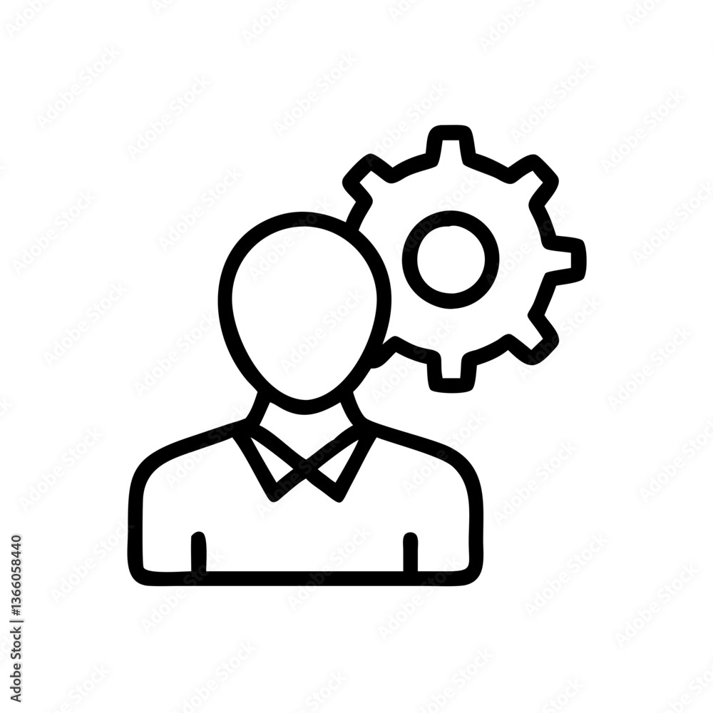Modern Admin Icon for Business Websites and Applications Modern Admin Icon for Business Websites and Applications