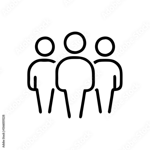 Diverse People Icon Set for Web and Mobile Applications - Vector Illustration