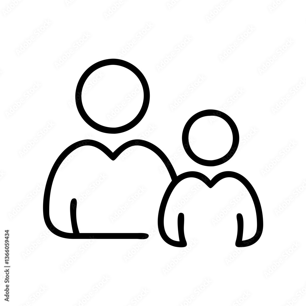 Diverse People Icon Set for Web Design and Social Media Marketing Diverse People Icon Set for Web Design and Social Media Marketing